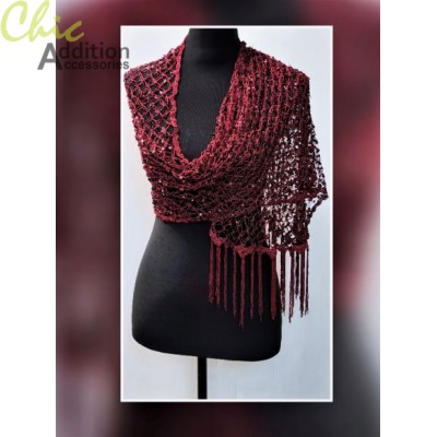 Beaded Shawl BDL-013K